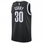 Maillot NBA Brooklyn Nets Seth Curry 30 Nike 2022-23 Icon Edition Noir Swingman - Homme